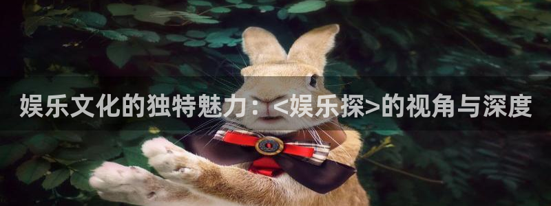 恒盛娱乐体育3在线注册：娱乐文化的独特魅力：<娱乐探>的视角与深度
