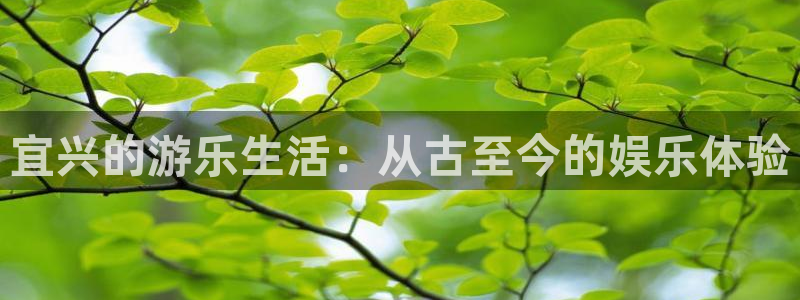 苹果版恒盛娱乐下载安装：宜兴的游乐生活：从古至今的娱乐体验
