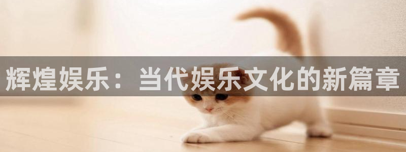 恒盛娱乐体育平台注册：辉煌娱乐：当代娱乐文化的新篇章